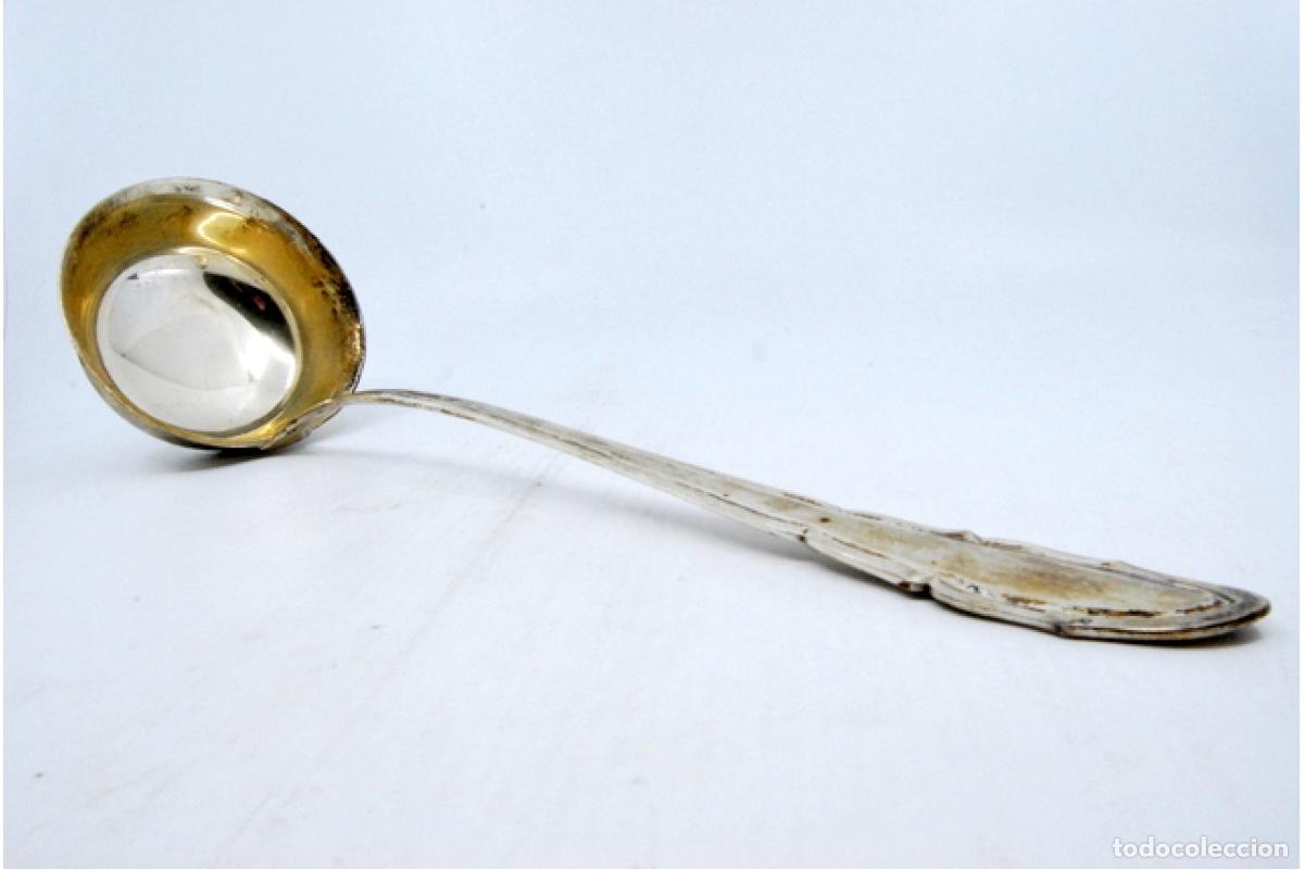 Antig&uuml;edades: Cuchar&oacute;n de sopa de plata - Foto 2