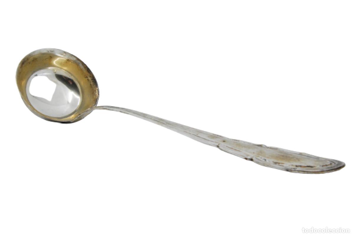 Antig&uuml;edades: Cuchar&oacute;n de sopa de plata - Foto 1