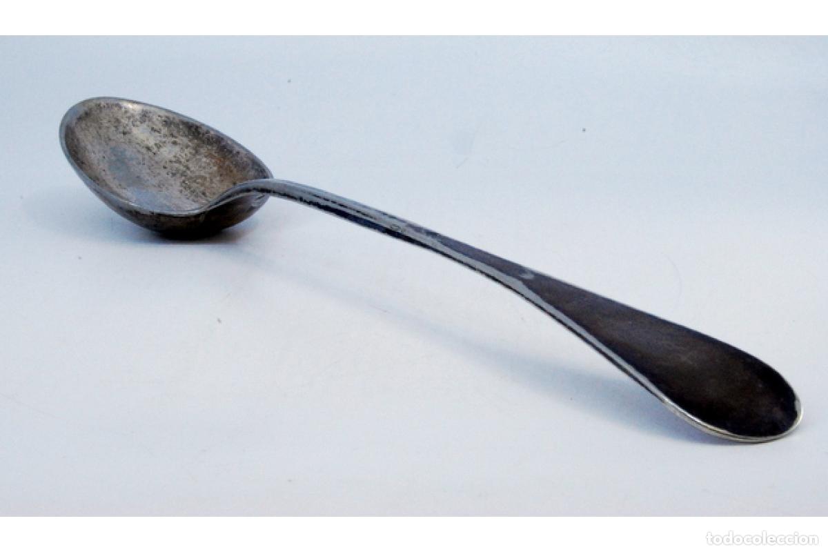 Antig&uuml;edades: Cuchara de plata para servir arroz - Foto 5