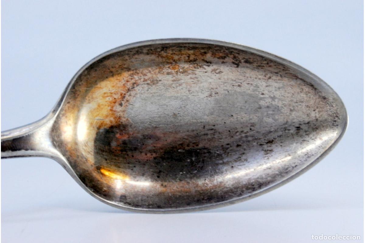 Antig&uuml;edades: Cuchara de plata para servir arroz - Foto 6