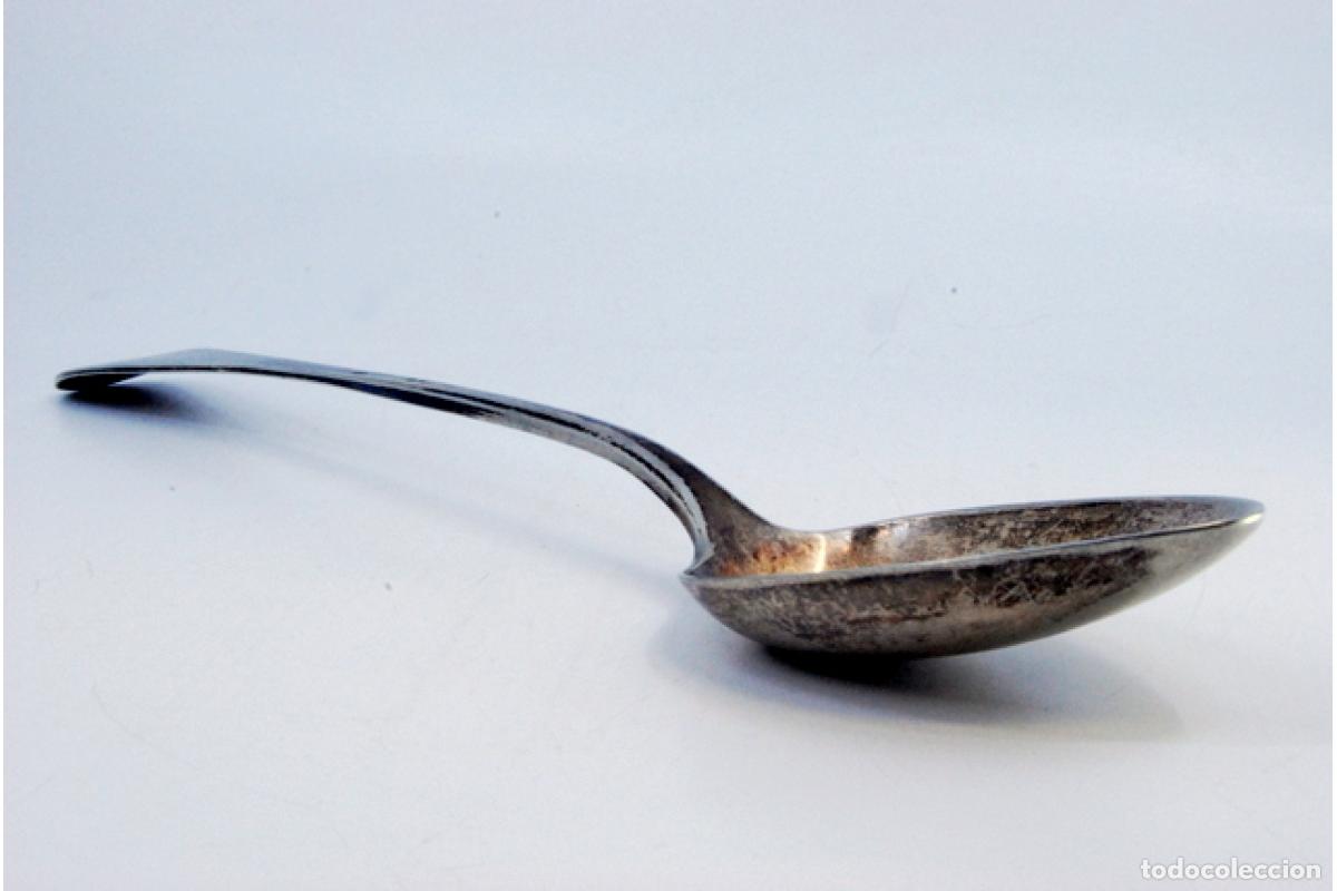 Antig&uuml;edades: Cuchara de plata para servir arroz - Foto 7