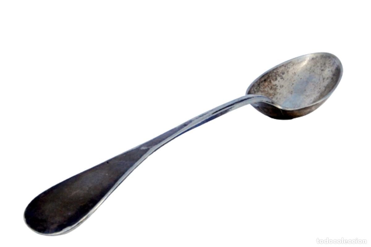 Antig&uuml;edades: Cuchara de plata para servir arroz - Foto 1