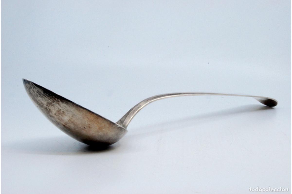 Antig&uuml;edades: Cuchara de plata para servir arroz - Foto 4