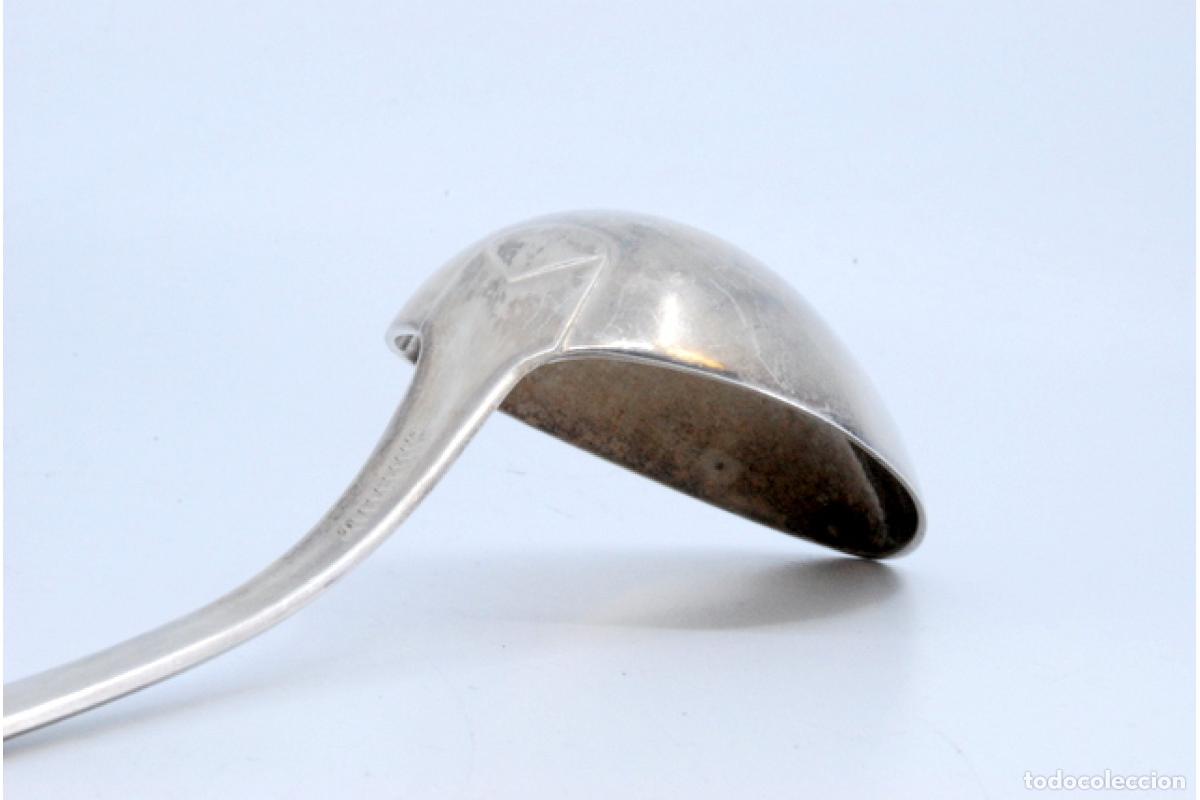 Antig&uuml;edades: Cuchara de plata para servir arroz - Foto 7