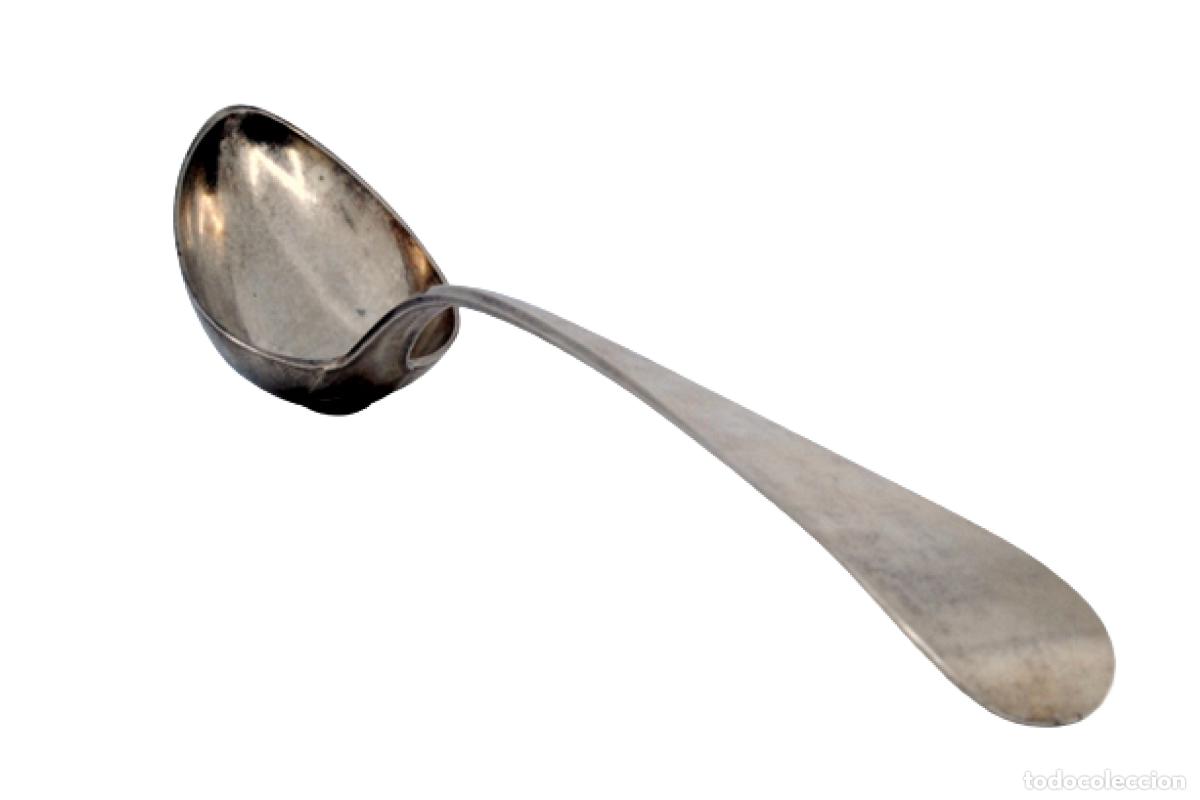 Antig&uuml;edades: Cuchara de plata para servir arroz - Foto 1