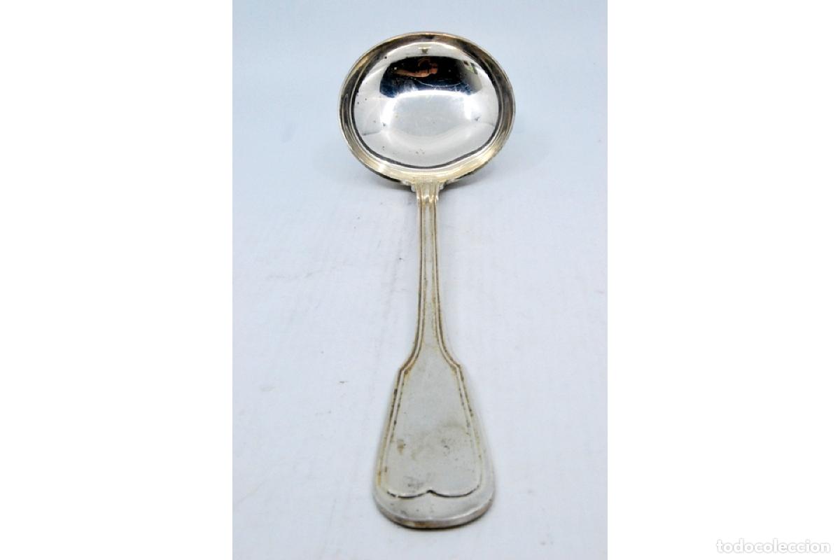 Antig&uuml;edades: Cuchar&oacute;n de sopa de plata - Foto 2