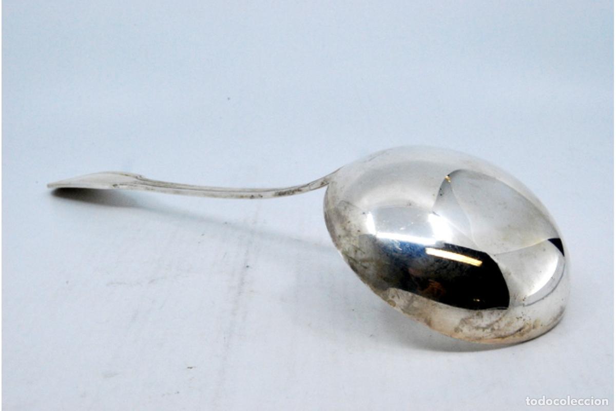 Antig&uuml;edades: Cuchar&oacute;n de sopa de plata - Foto 4