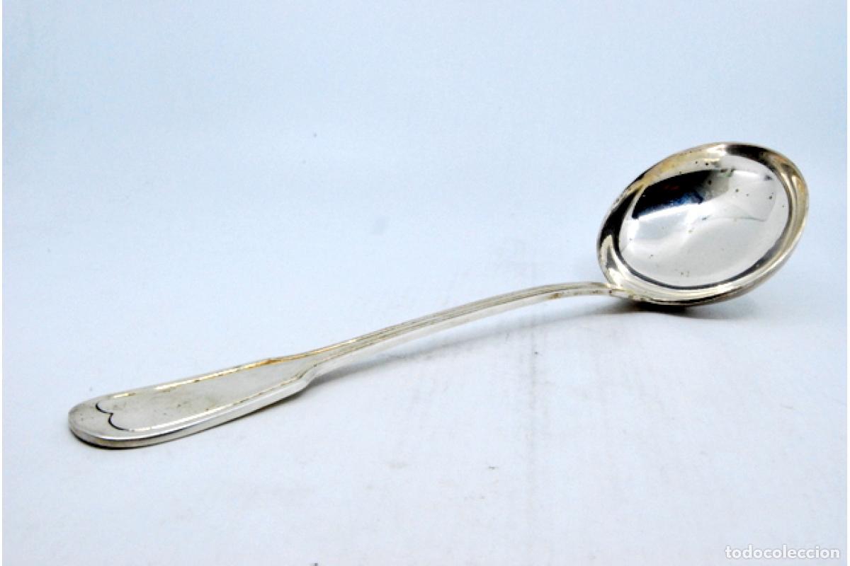 Antig&uuml;edades: Cuchar&oacute;n de sopa de plata - Foto 6