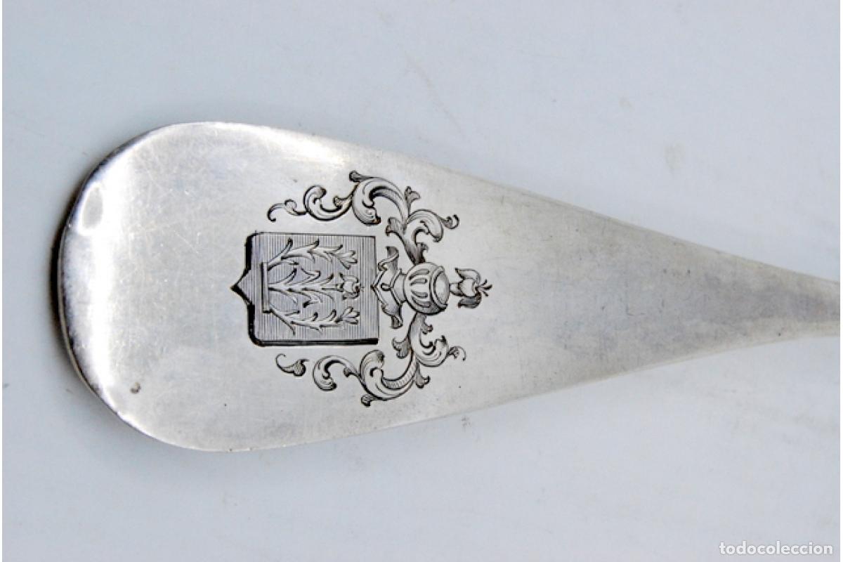 Antig&uuml;edades: Cuchar&oacute;n de sopa de plata - Foto 3