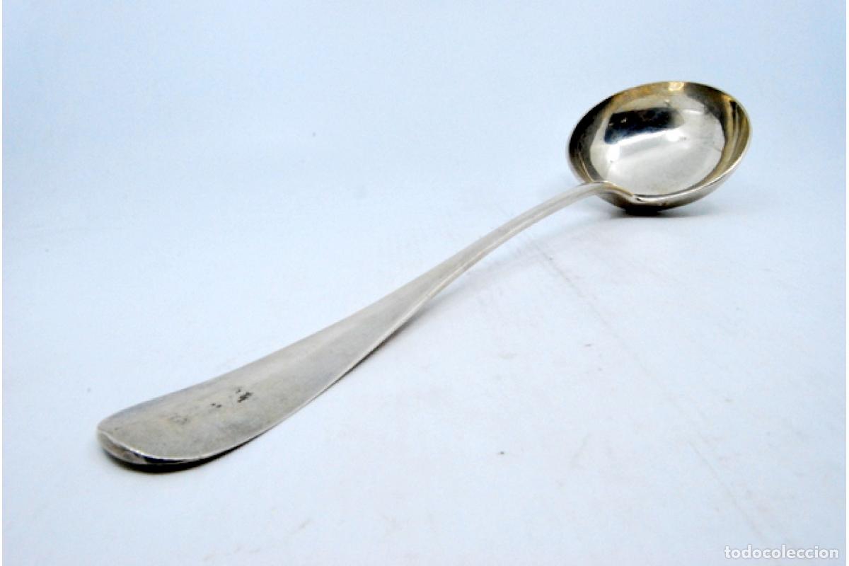 Antig&uuml;edades: Cuchar&oacute;n de sopa de plata - Foto 5
