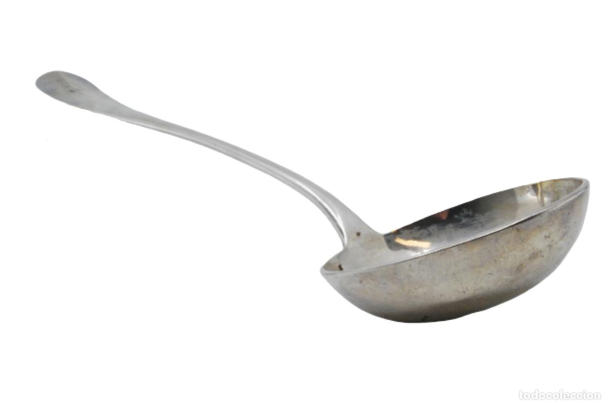 Antig&uuml;edades: Cuchar&oacute;n de sopa de plata - Foto 1