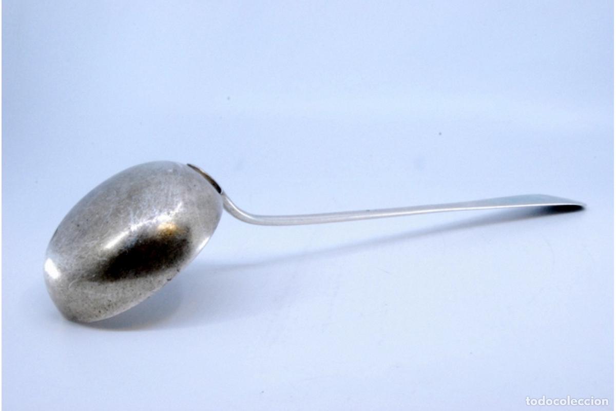 Antig&uuml;edades: Cuchar&oacute;n de sopa de plata - Foto 4