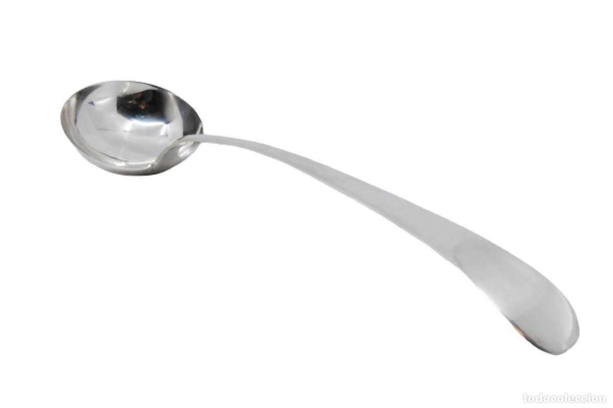 Antig&uuml;edades: Cuchar&oacute;n de sopa de plata - Foto 1