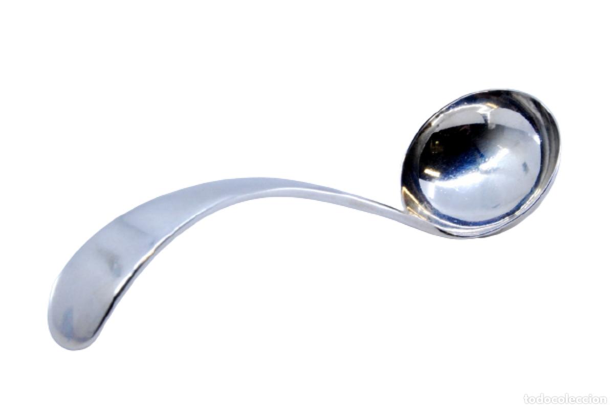 Antiquit&auml;ten: Cuchara de mostaza de plata - &Eacute;poca de Guillermo IV