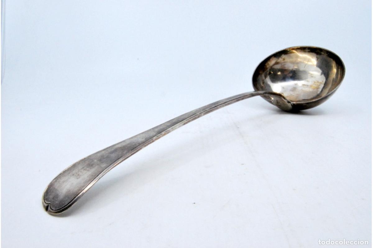 Antig&uuml;edades: Cuchar&oacute;n de sopa de plata - Foto 5