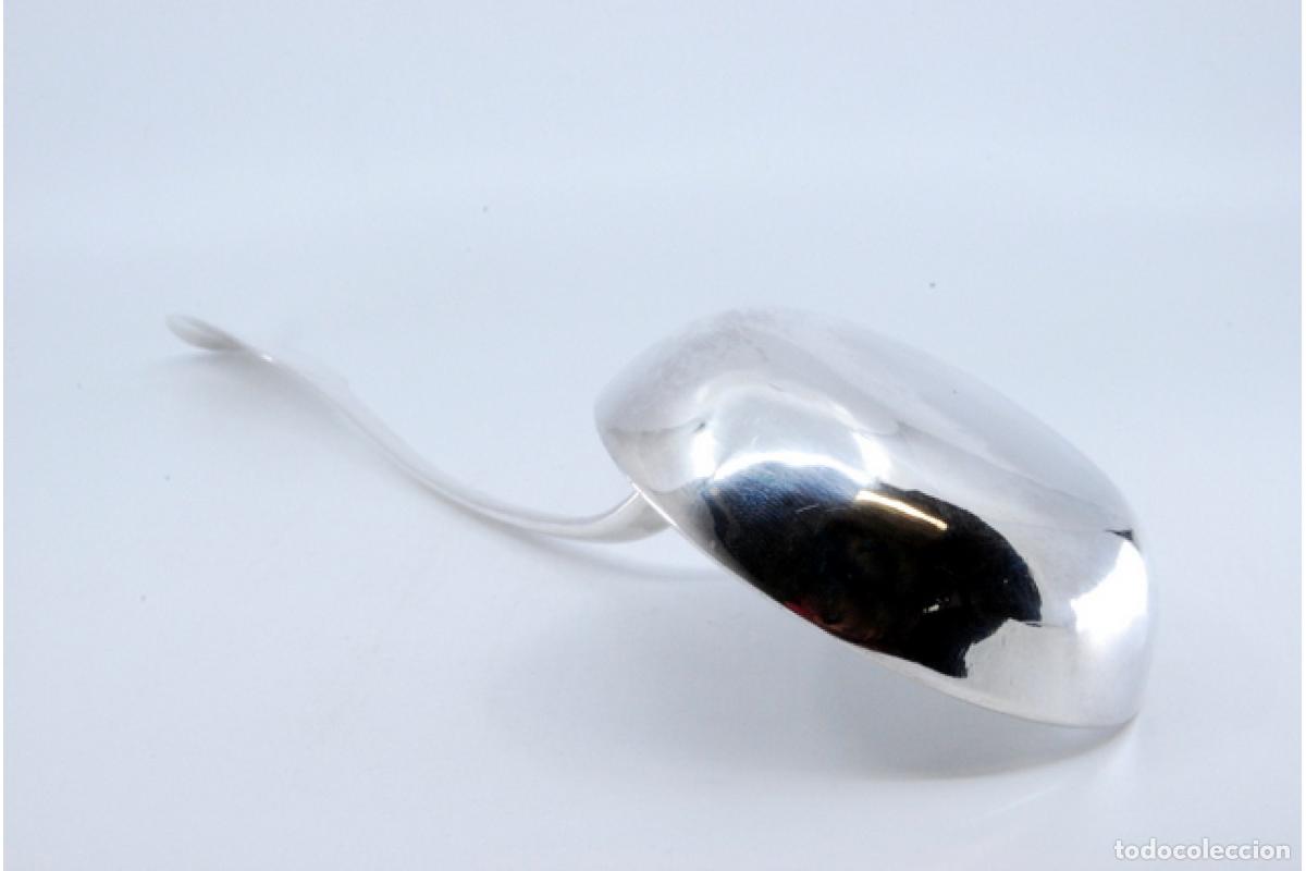 Antig&uuml;edades: Cuchar&oacute;n de sopa de plata - Foto 8
