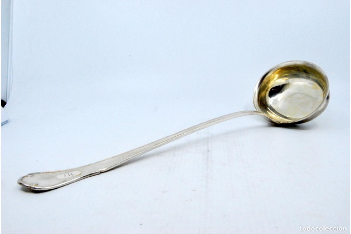 Antig&uuml;edades: Cuchar&oacute;n de sopa de plata - Foto 2