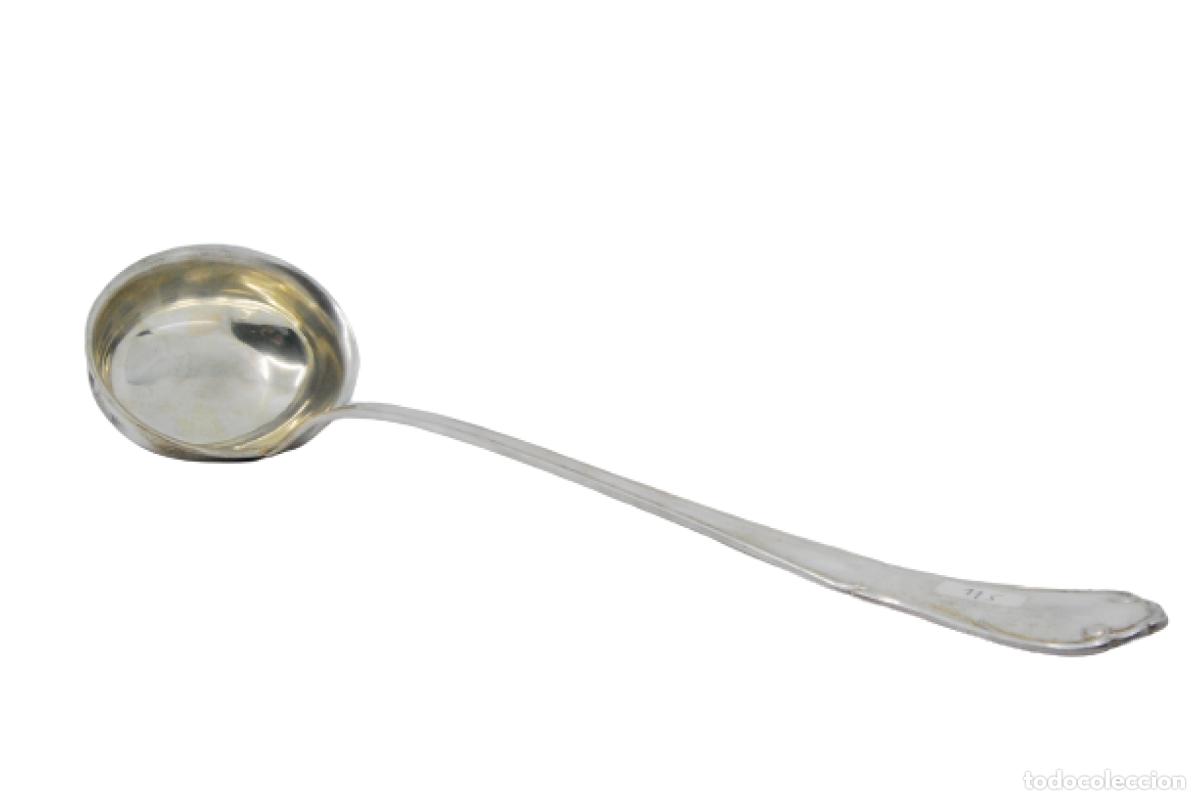 Antig&uuml;edades: Cuchar&oacute;n de sopa de plata - Foto 1