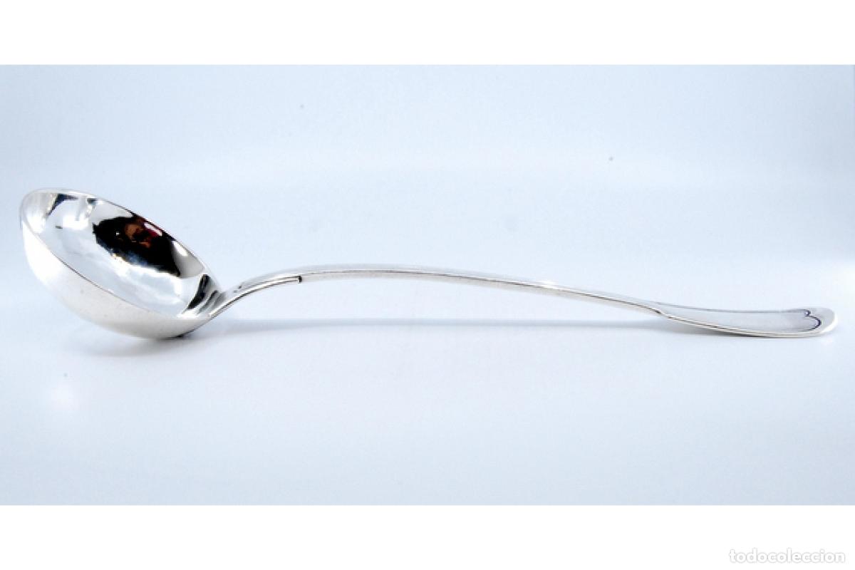 Antig&uuml;edades: Cuchar&oacute;n de sopa de plata - Foto 2