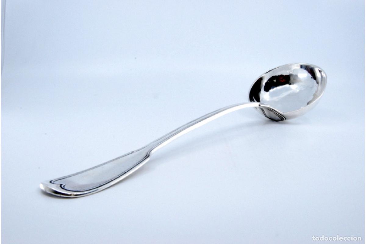 Antig&uuml;edades: Cuchar&oacute;n de sopa de plata - Foto 4