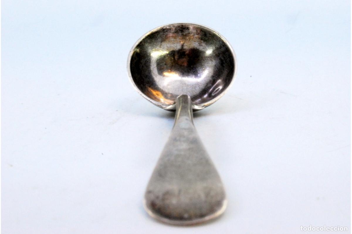 Antig&uuml;edades: cuchara de az&uacute;car de plata - Foto 5