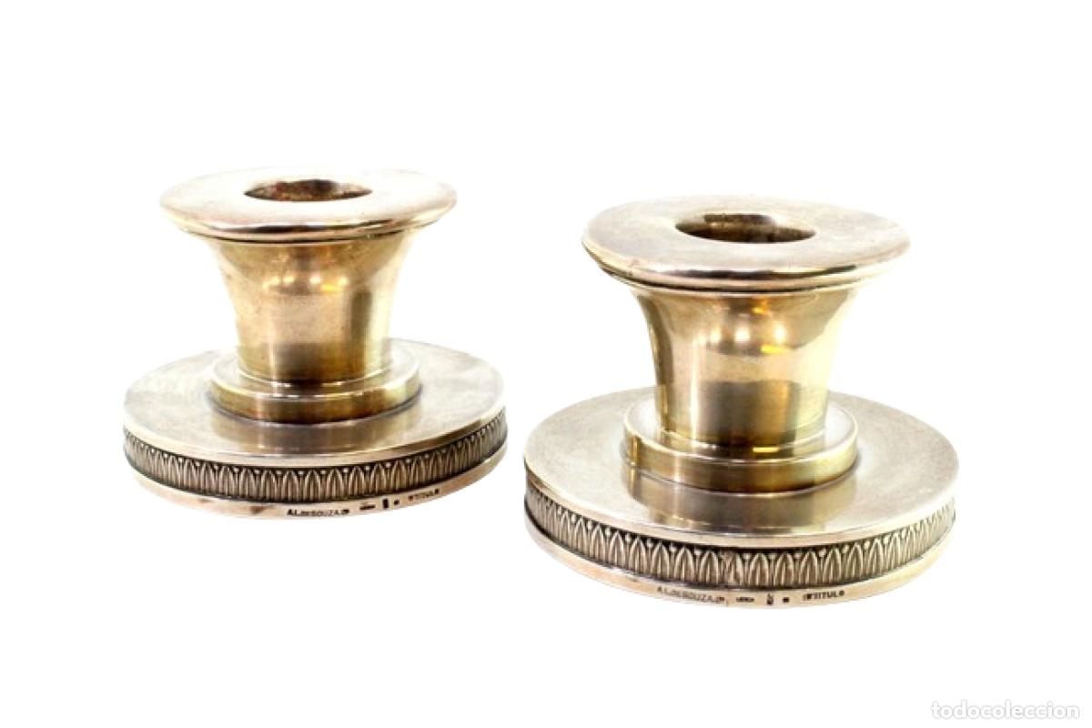 Antig&uuml;edades: candelabros de plata - Foto 1