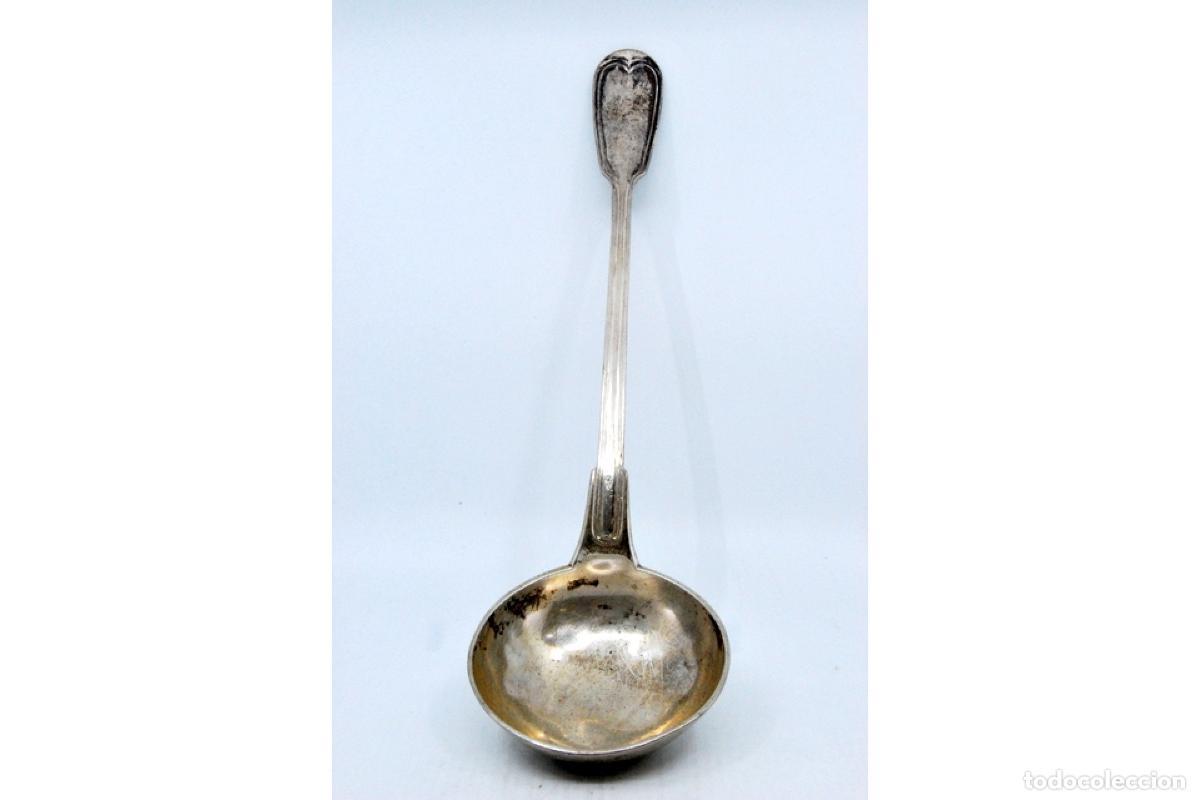 Antig&uuml;edades: Cuchar&oacute;n de sopa de plata - Foto 4