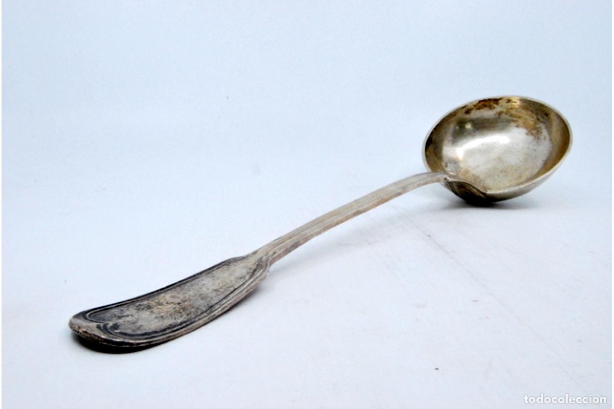 Antig&uuml;edades: Cuchar&oacute;n de sopa de plata - Foto 5
