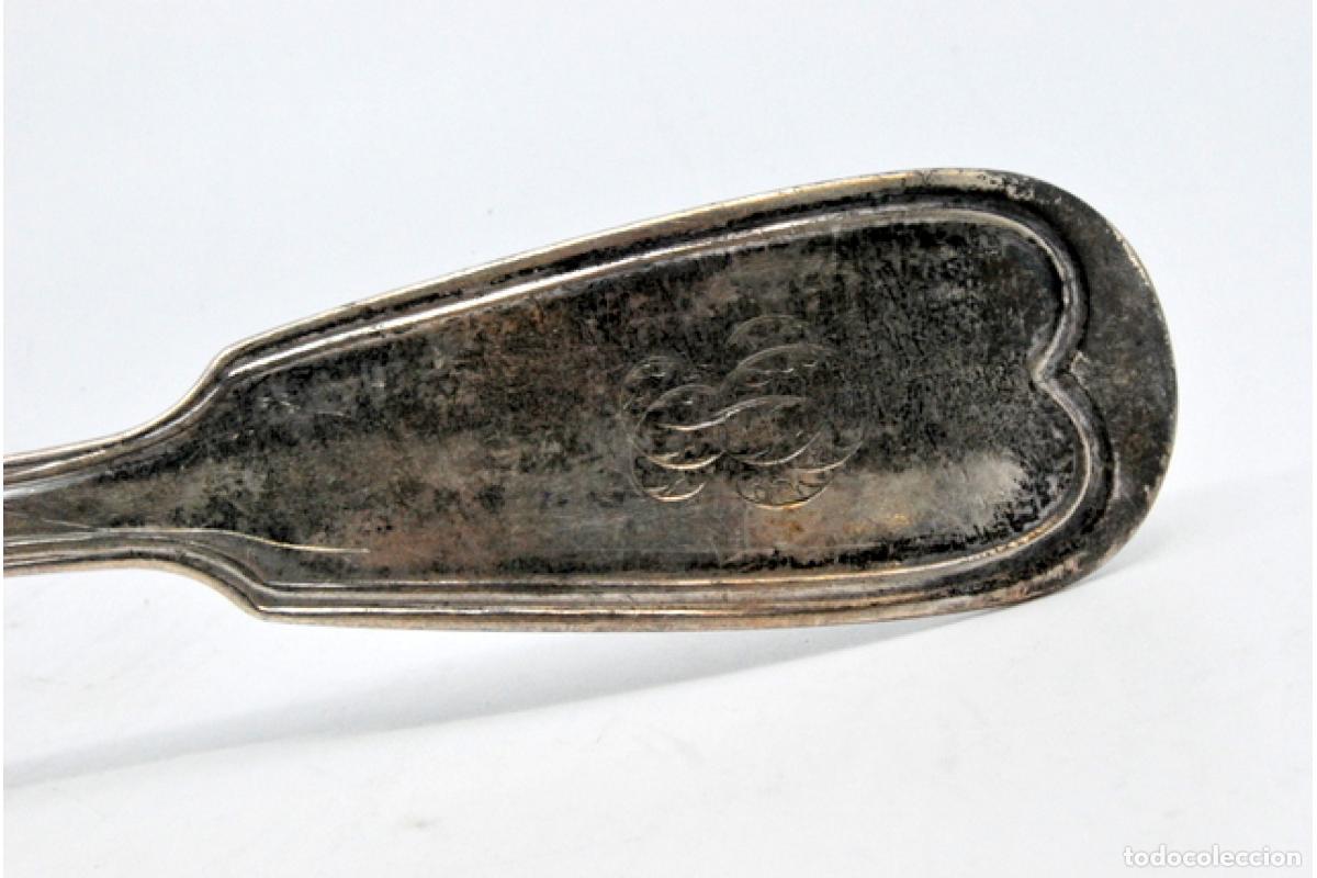 Antig&uuml;edades: Cuchar&oacute;n de sopa de plata - Foto 7