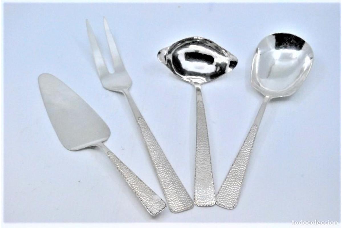 Antig&uuml;edades: Juego de 4 piezas de cubiertos para la mesa - Foto 2