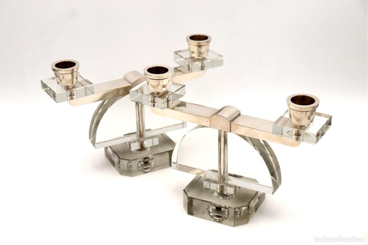 Antig&uuml;edades: candelabros de plata - Foto 1