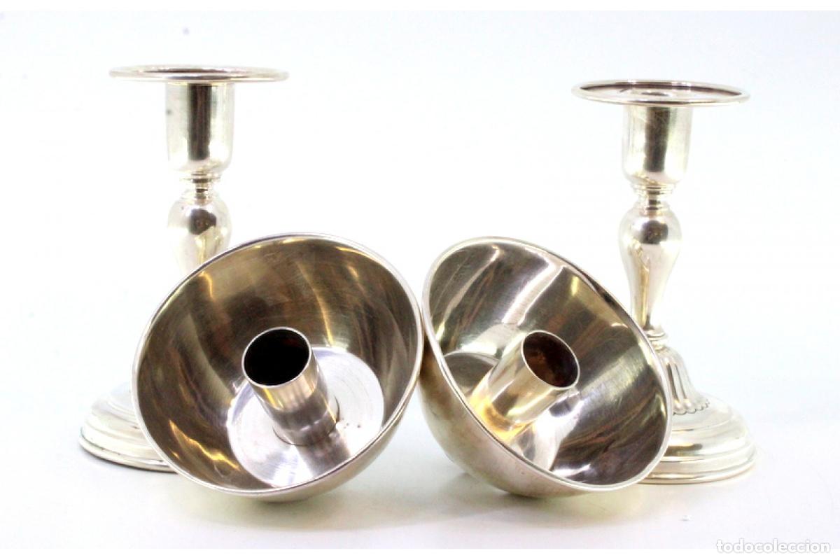 Antig&uuml;edades: candelabros de plata - Foto 2