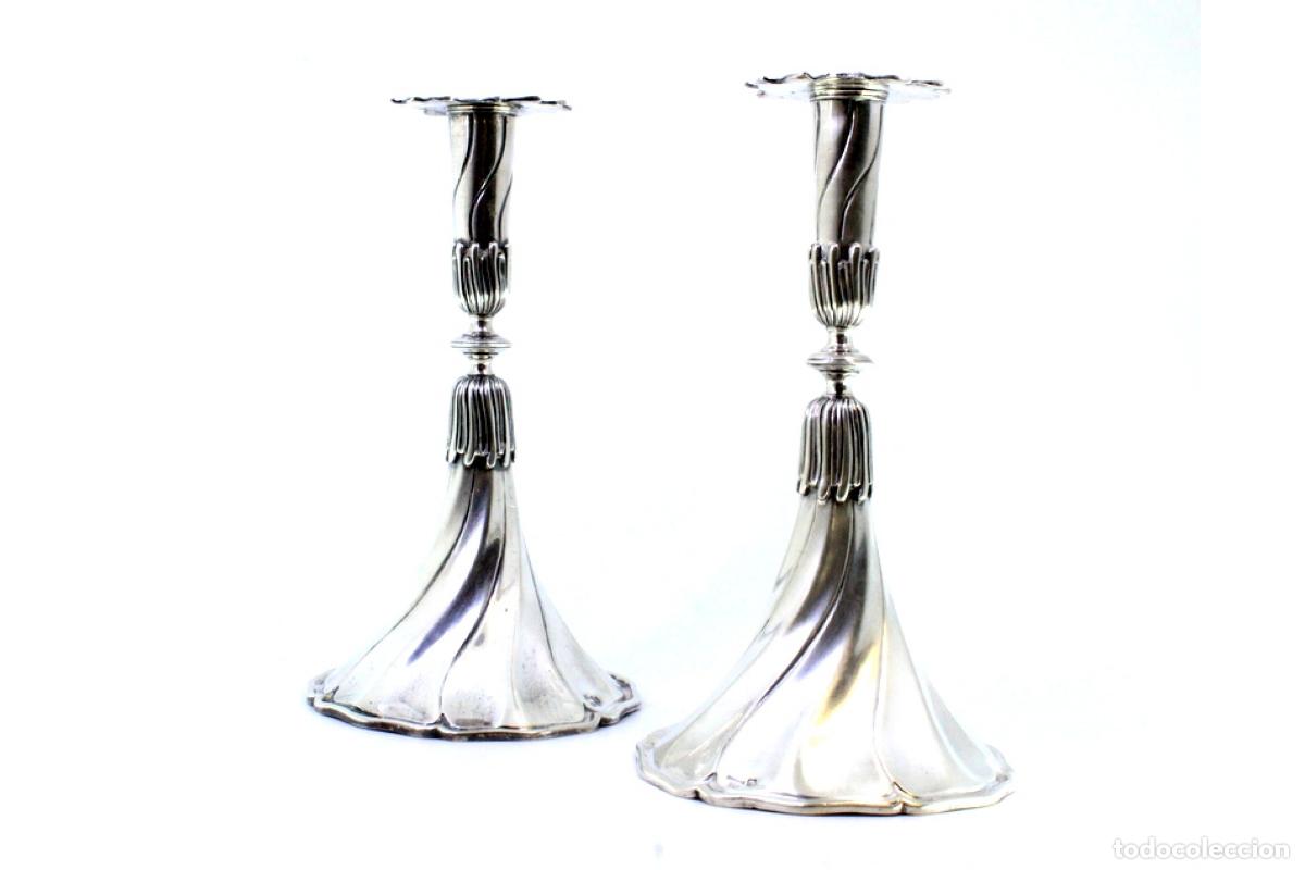 Antig&uuml;edades: candelabros de plata - Foto 8