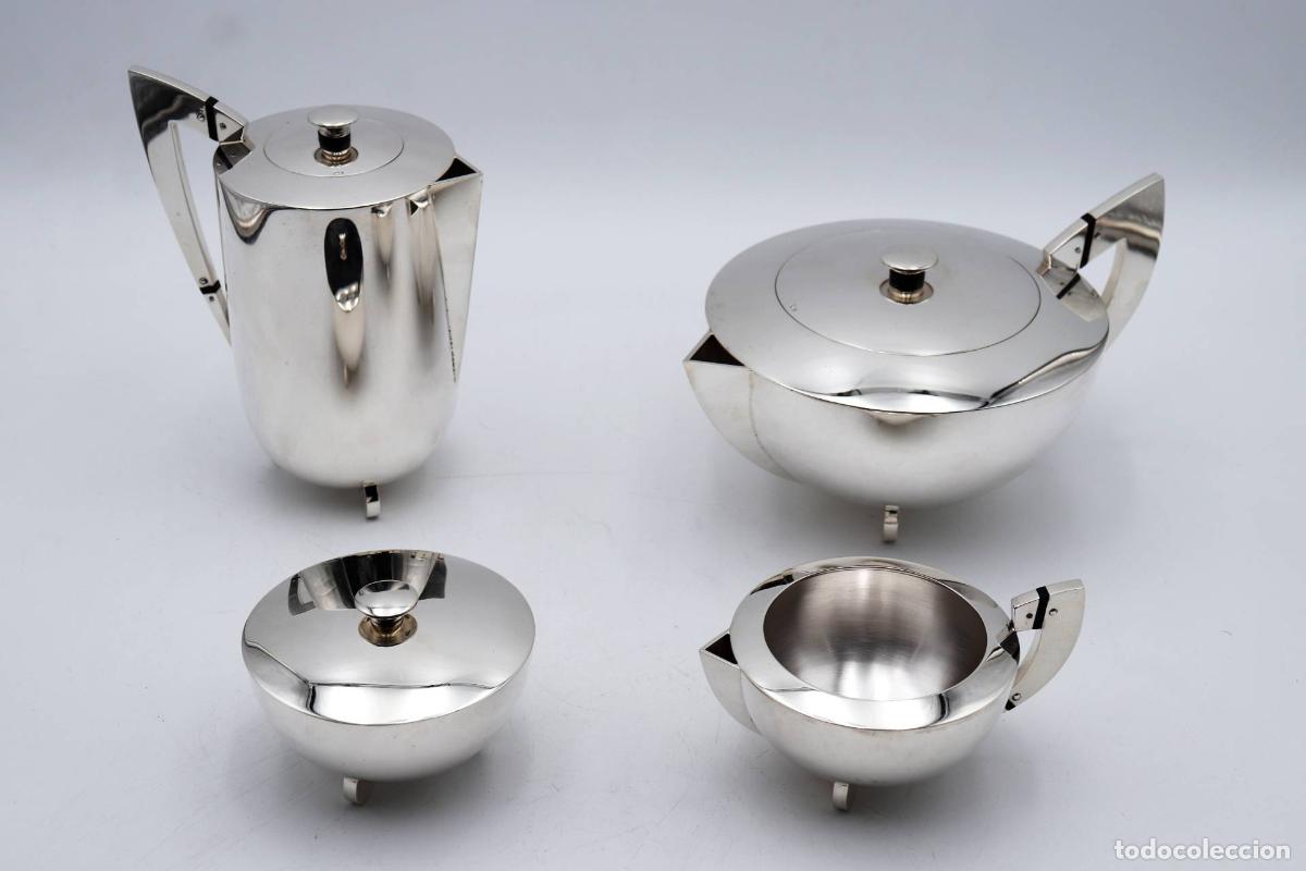 Antig&uuml;edades: Juego de t&eacute; de plata - Foto 2