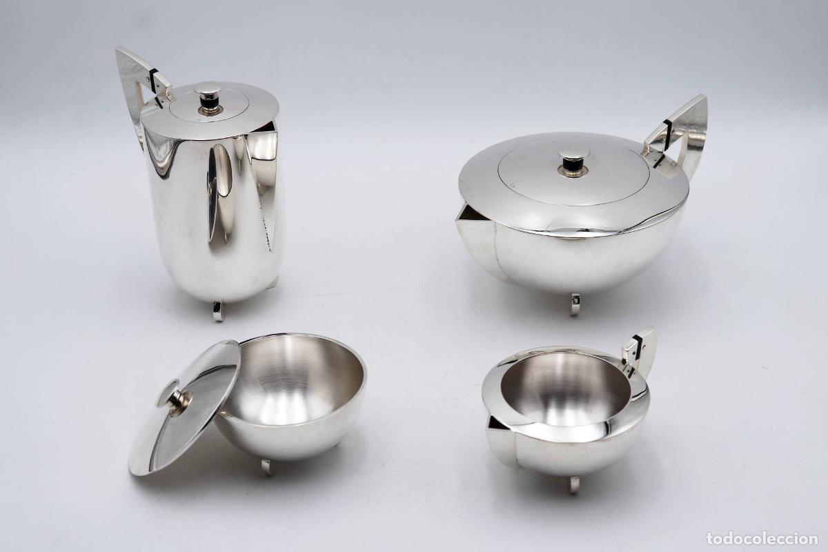 Antig&uuml;edades: Juego de t&eacute; de plata - Foto 3