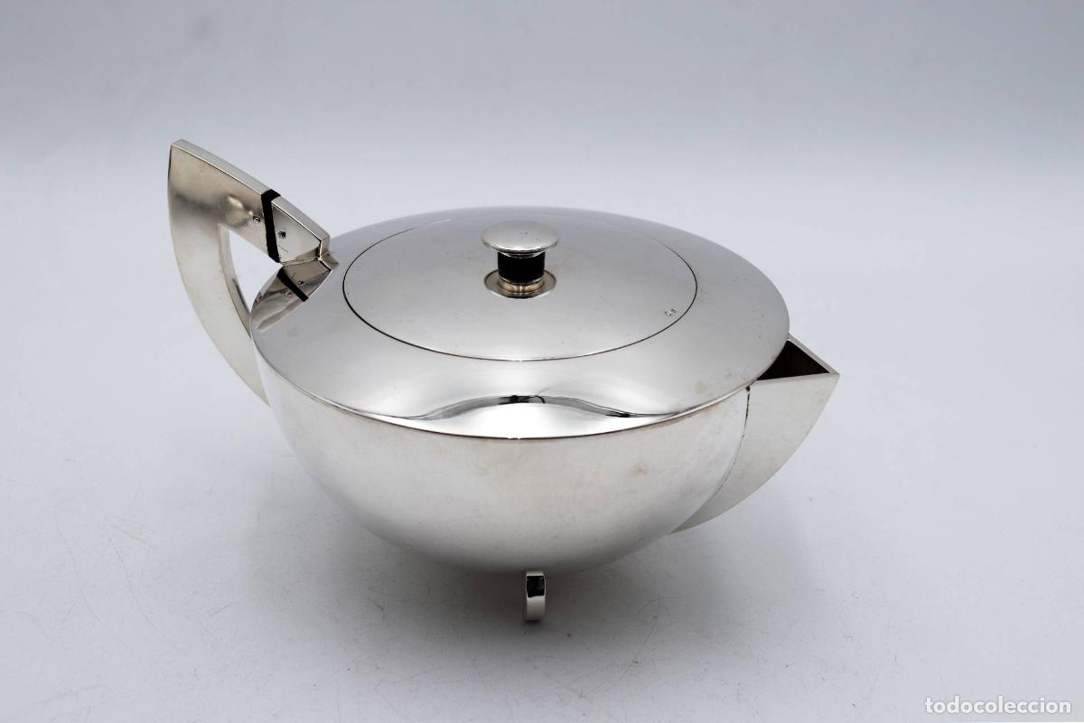 Antig&uuml;edades: Juego de t&eacute; de plata - Foto 7