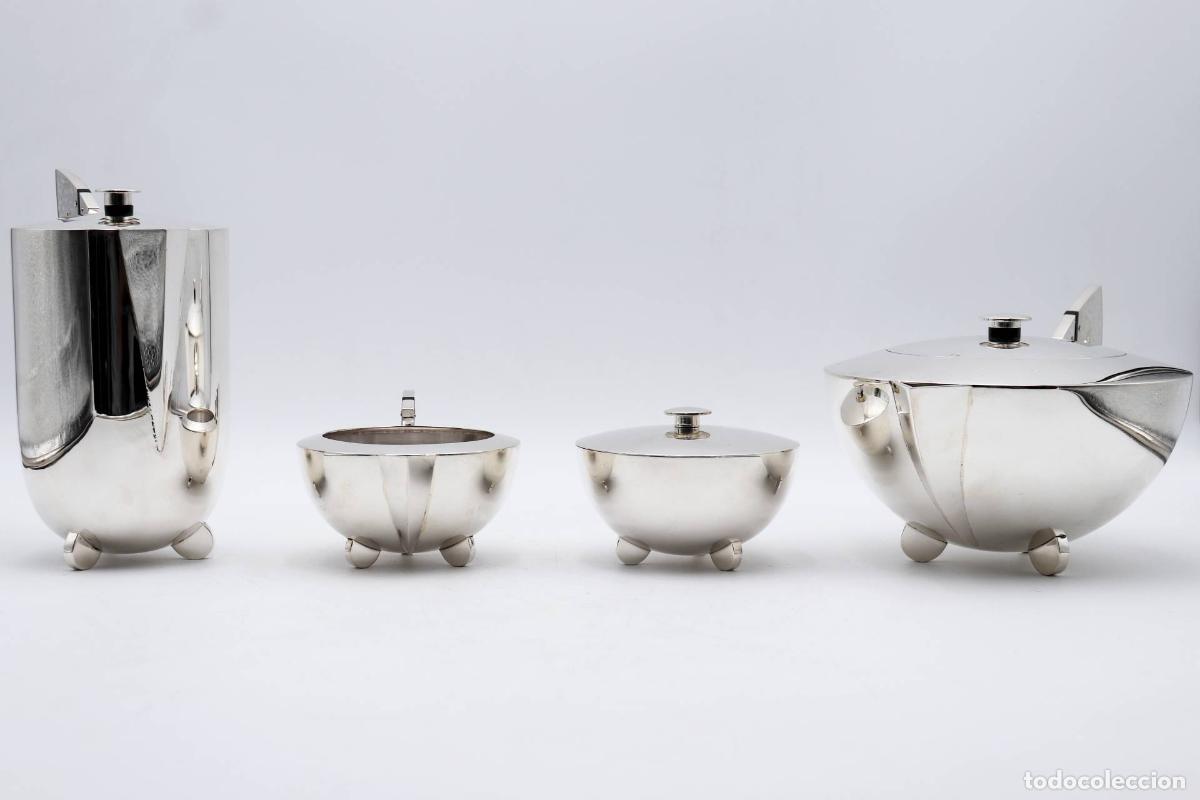 Antig&uuml;edades: Juego de t&eacute; de plata - Foto 1