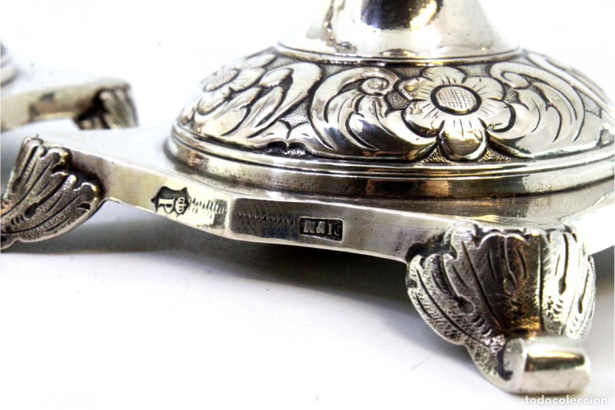 Antig&uuml;edades: candelabros de plata - Foto 2