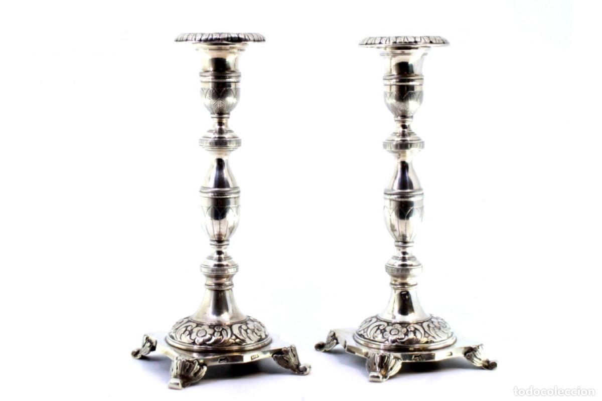 Antig&uuml;edades: candelabros de plata - Foto 7