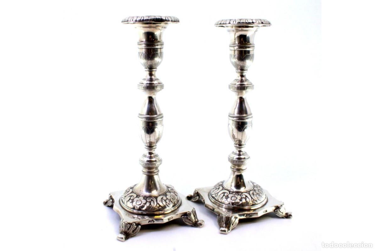 Antig&uuml;edades: candelabros de plata - Foto 9