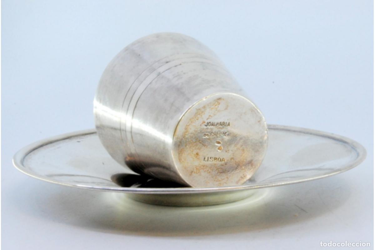Antig&uuml;edades: Juego de c&aacute;liz y platillo, de plata. - Foto 5