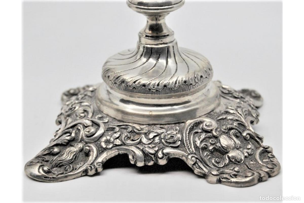 Antig&uuml;edades: candelabros de plata - Foto 2