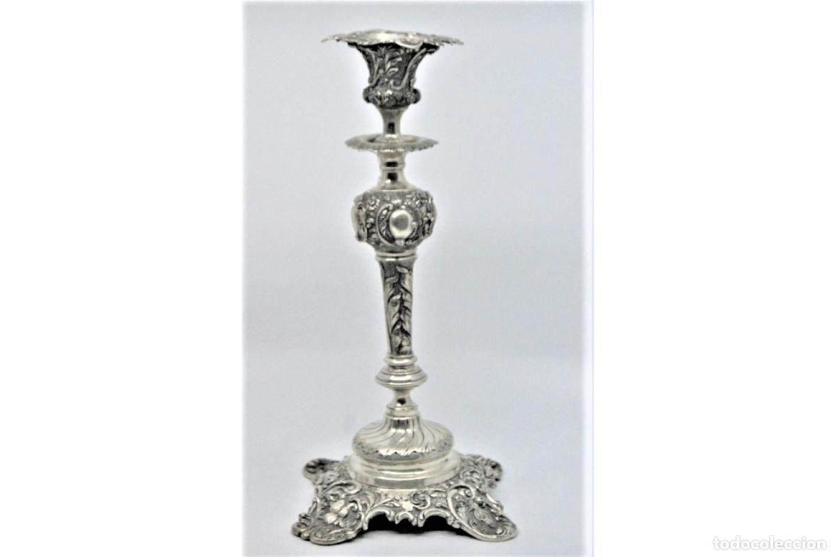 Antig&uuml;edades: candelabros de plata - Foto 3