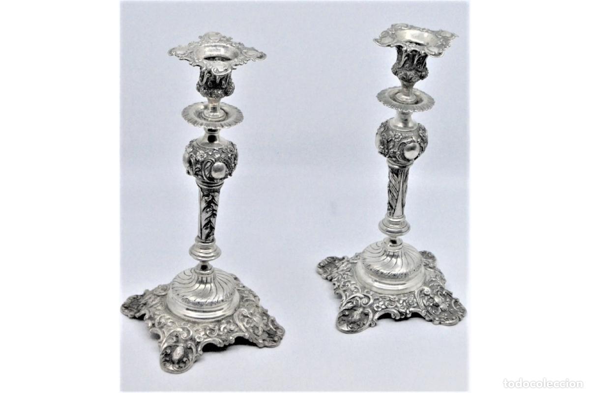 Antig&uuml;edades: candelabros de plata - Foto 5