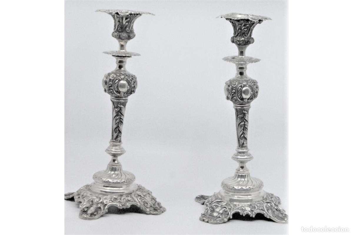 Antig&uuml;edades: candelabros de plata - Foto 7