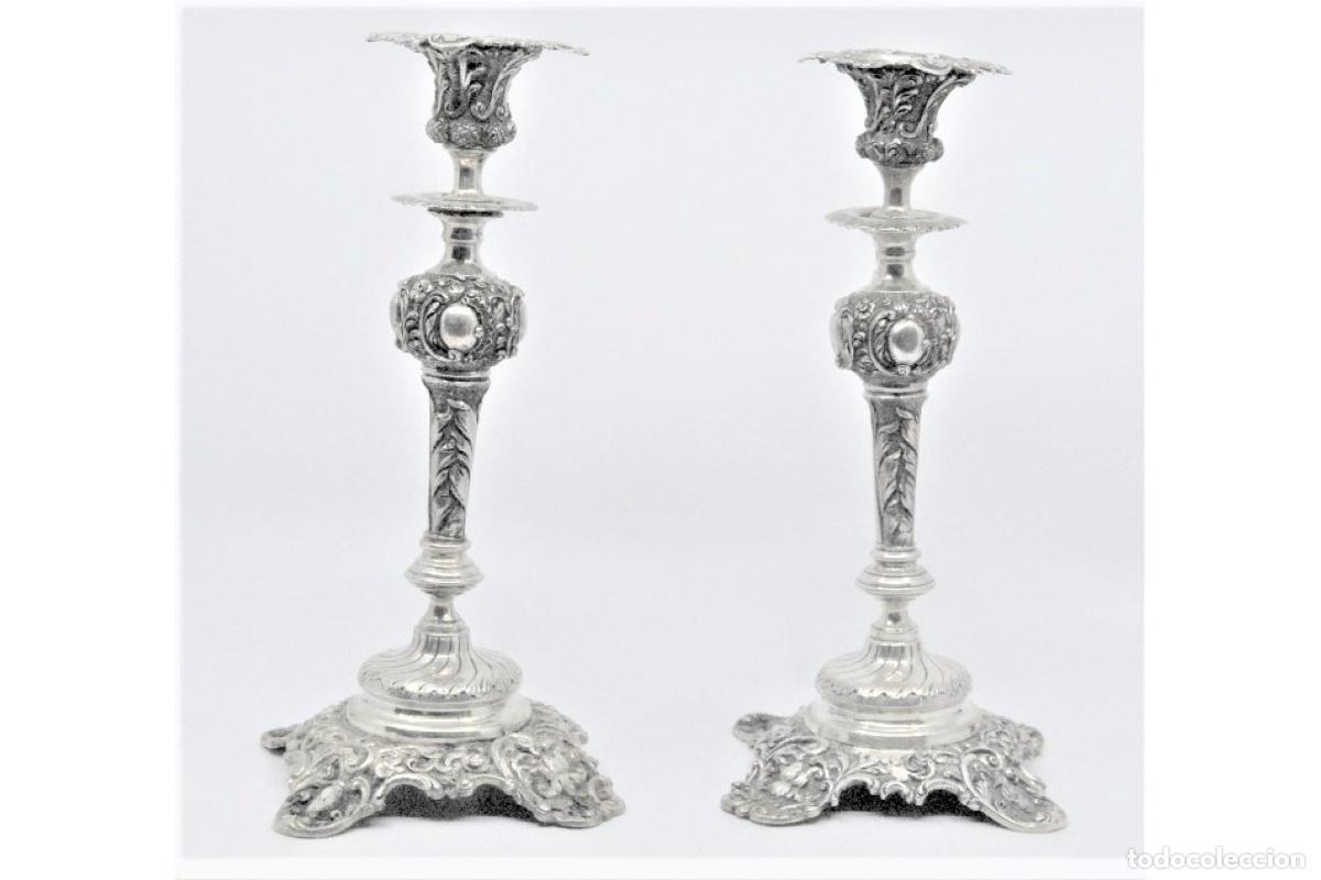 Antig&uuml;edades: candelabros de plata - Foto 8