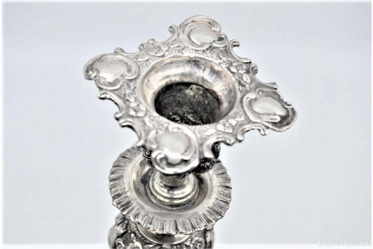 Antig&uuml;edades: candelabros de plata - Foto 9