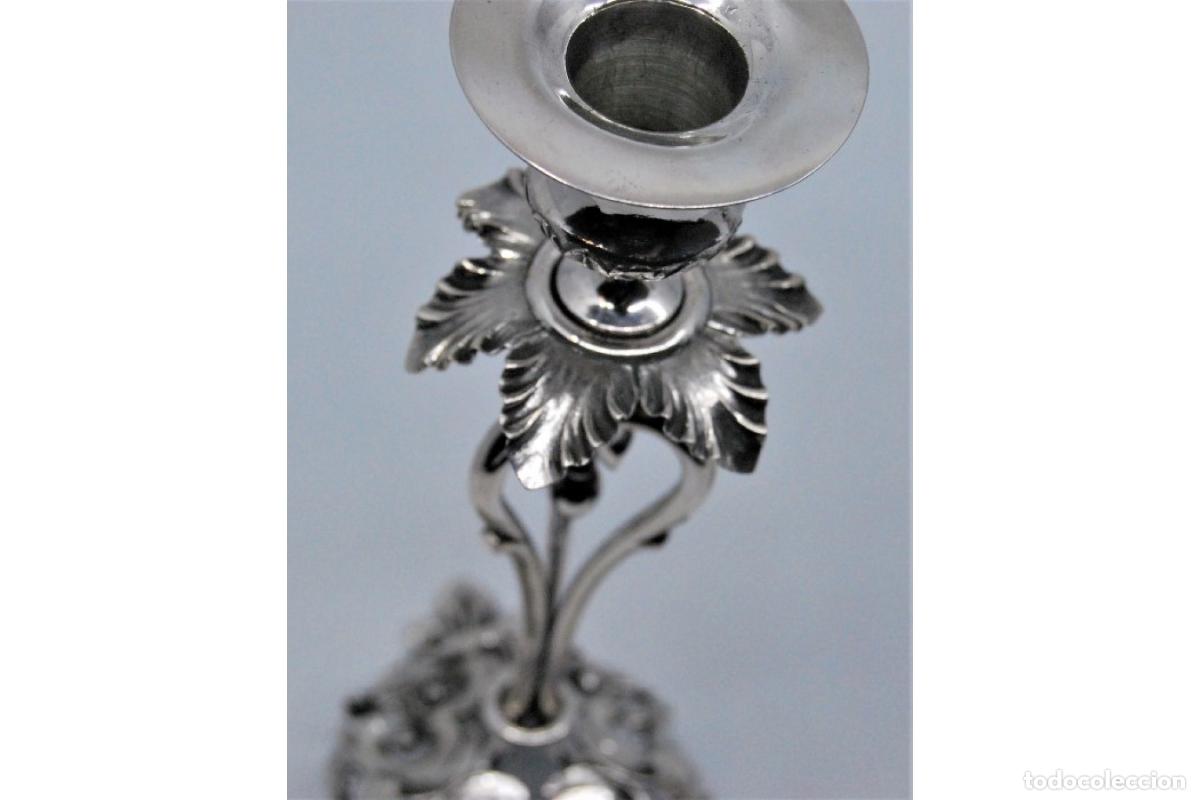 Antig&uuml;edades: candelabros de plata - Foto 3