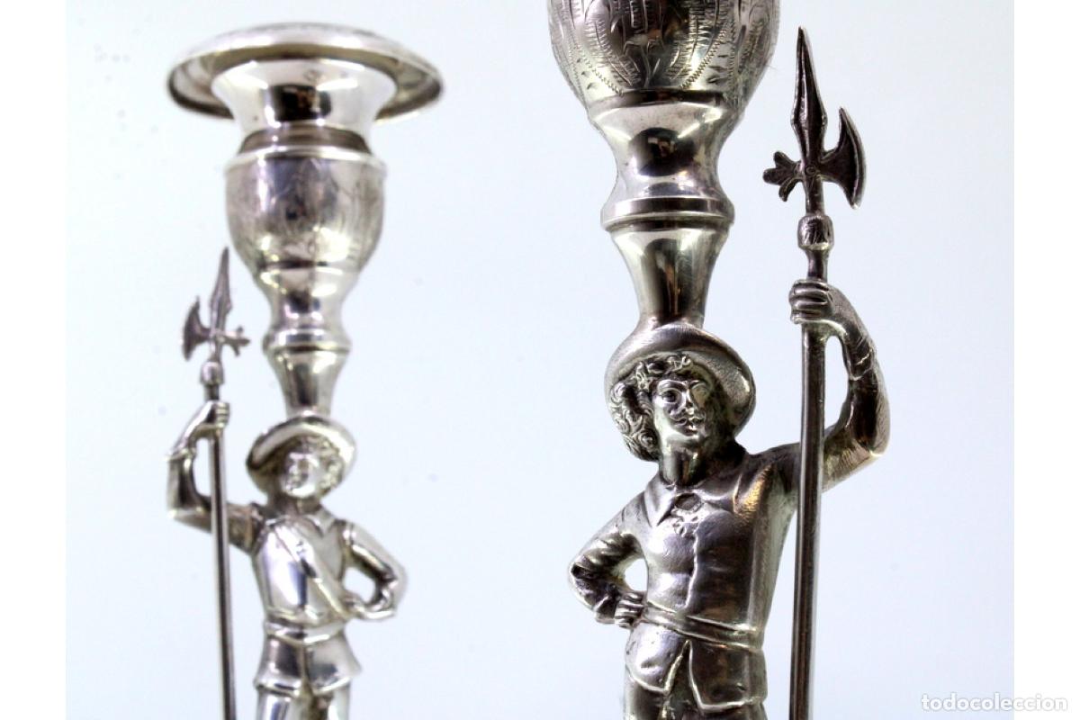Antig&uuml;edades: candelabros de plata - Foto 5