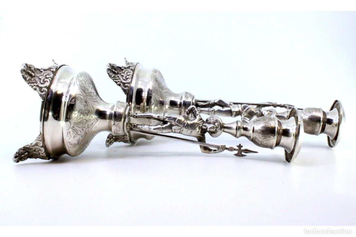 Antig&uuml;edades: candelabros de plata - Foto 6